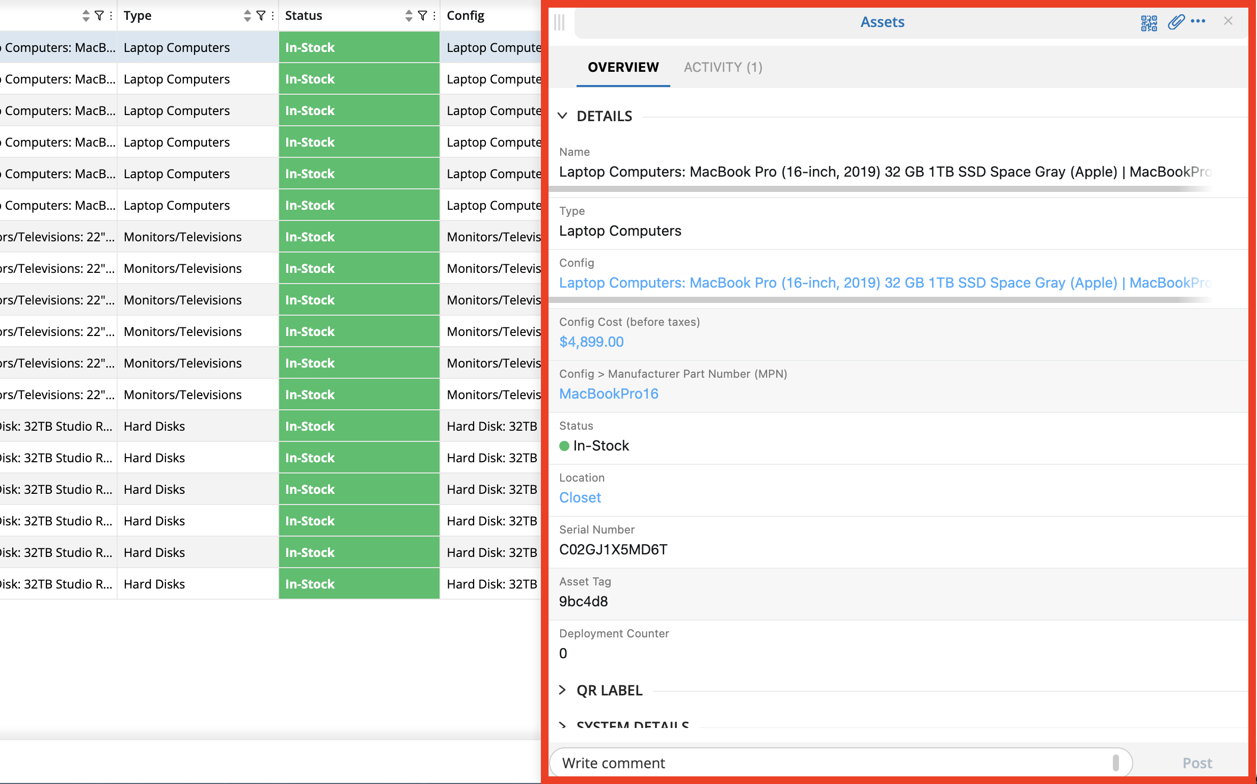 Custom Detail Card Views Image